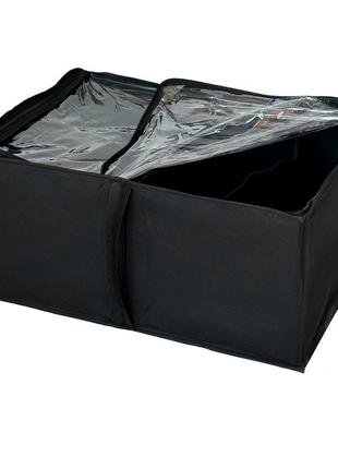 Органайзер для хранения демисезонной обуви на 4 пары organize (черный)