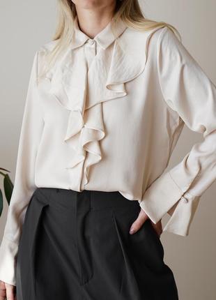 Сатинова блуза zara
