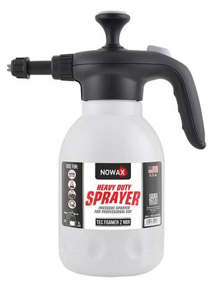 Помповий пінний розпилювач nowax heavy duty sprayer tec foamer 2 nbr, 2л ku-22