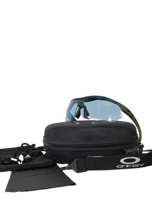 Захисні тактичні окуляри зі змінними лінзами оливкова оправа2 фото