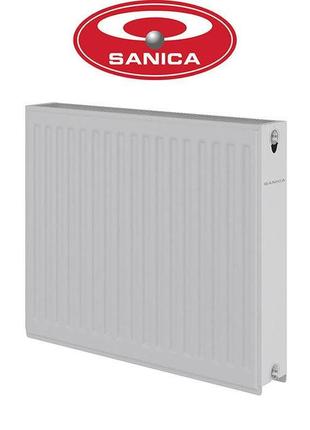 Стальные радиаторы sanica 22 500*500 турция (боковое подключение)