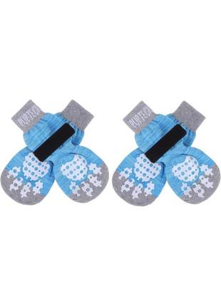 Pupteck протиковзкі шкарпетки для собак із двосторонніми захватами для маленьких, середніх та великих собак, дерев'яні підлоги