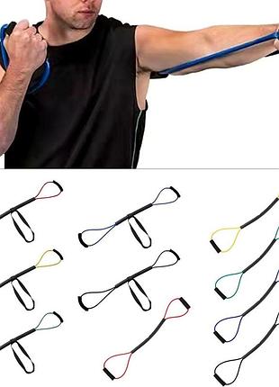 8-подібна гумка-еспандер, тренувальні стрічки з опором, мотузкова трубка для тренувань, ремені для