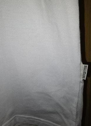 Белая  мужская футболка bill jeans7 фото