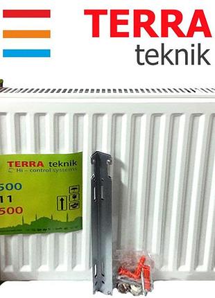 Радиатор стальной terra teknik т11 500*500 (боковое подключение)