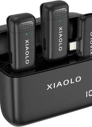 Беспроводной микрофон lavalier для iphone, микрофон с шумоподавлением для четкой аудиозаписи vlog, youtube