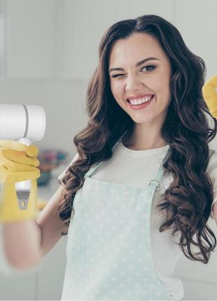 Cumfyhous роторна електрична щітка, що чистить з 4 змінними головками щіток,...