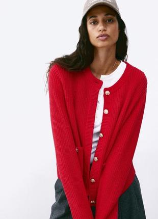 Кардиган кофта h&m молочний зелений hm светр5 фото