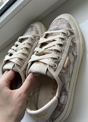 Кеды coach оригинал 39.5/40 размер. торг возможен