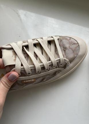 Кеды coach оригинал 39.5/40 размер. торг возможен