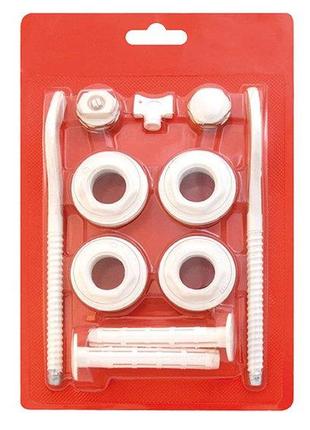 Набор для подключения радиатора с кронштейном 1/2, турция