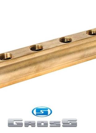Колекторна балка на 3/4"*1/2" на 7 виходів gross, німеччина