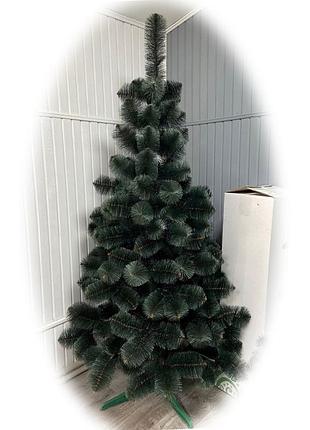 Новогодняя искусственная елка сосна заснеженная "принцесса" 1,3м (в коробке)