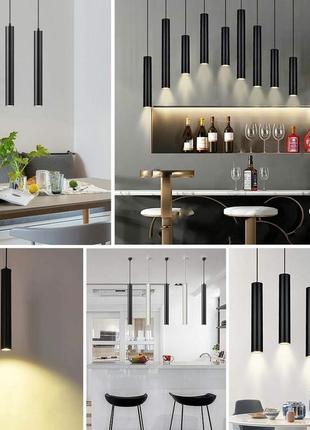 Lywins 110v 12w 3000k диаметр 5cm l40cm трубка led cob современные подвесные светильники точечный светильник9 фото