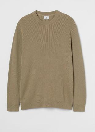 Брендовый теплый мужской джемпер h&m этикетка
