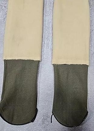 Колготки р.44-48 46-50 48-52 на бежевому флісі до стопи 