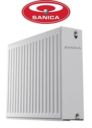 Стальные радиаторы sanica 33 500*1900 турция (боковое подключение)