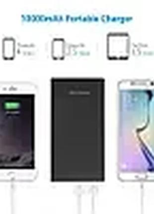Повербанк зарядний пристрій poweradd pilot 2gs power bank 10000 mah2 фото