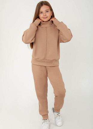 Теплый костюм для девочек 04-2883-107