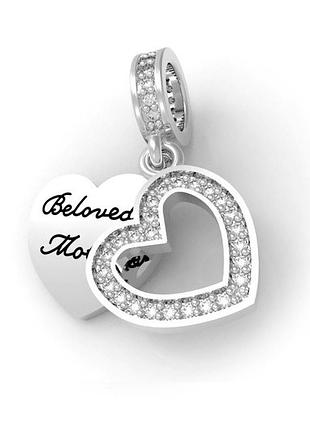 Шарм срібний 925 проба з фіанітами