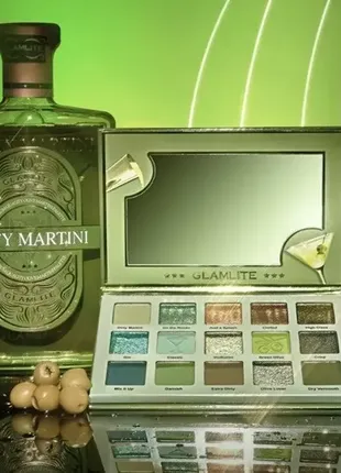 Палетка теней glamlite happy hour dirty martini eye shadow palette