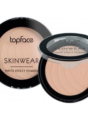 Пудра topface skin editor matte finishing powder 01