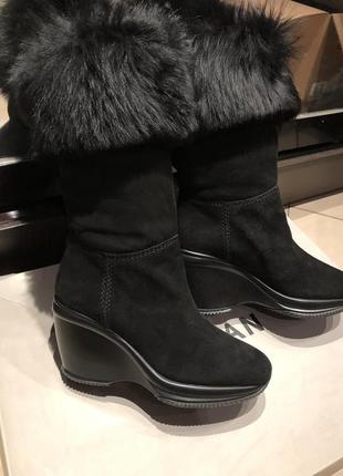 #23c  черевики чоботи hogan (tods) італія. оригінал