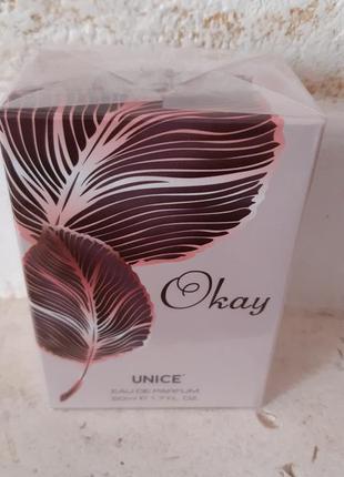 Женская парфюмированная вода okay ок юнайс unice