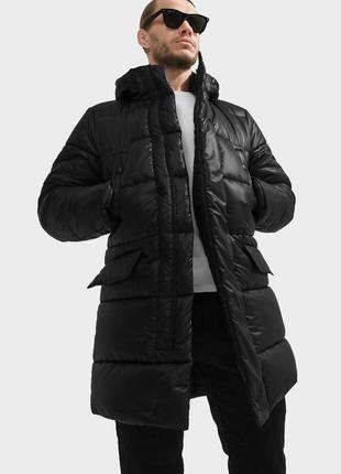 Чоловіча зимова куртка sun's house 3xl чорний (4820271150732)