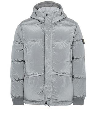 Куртка stone island 21fw 44508 nylon metal down Castles jacket silver grey xxxl