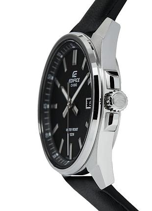 Часы наручные часы casio edifice classic efv-150l-1avuef мужские часы с кожаным ремешком