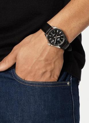 Часы наручные часы casio edifice classic efv-150l-1avuef мужские часы с кожаным ремешком