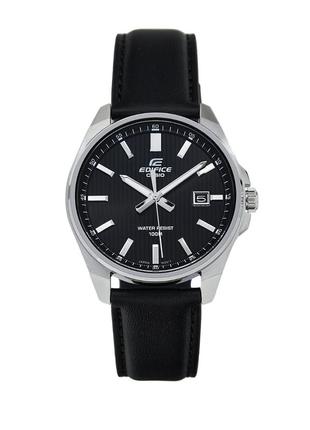 Часы наручные часы casio edifice classic efv-150l-1avuef мужские часы с кожаным ремешком