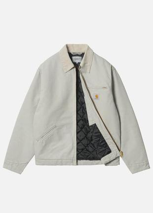 Куртка carhartt wip duck detroit Castles jacket grey l2 фото