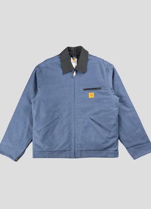 Куртка cargartt wip j97 sandstone duck detroit navy m