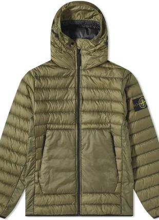 Куртка no brand hooded lightweight down jacket olive м