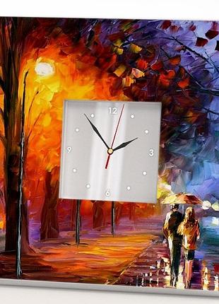 Ексклюзивний настінний годинник "осіння прогулянка" декор прикраса в спальню, будинок, кімнату, стил