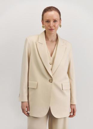 Пиджак свободного кроя "h&m"2 фото