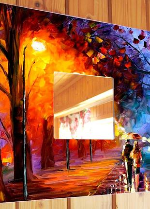 Ексклюзивне декоративне дзеркало "осіння прогулянка" декор прикраса в спальню, будинок, кімнату, сти