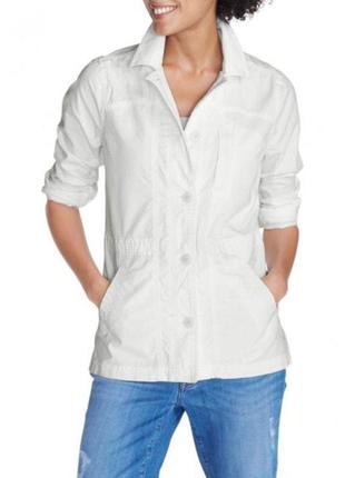 Куртка eddie bauer women ripstop jacket snow m білий (0102sn)