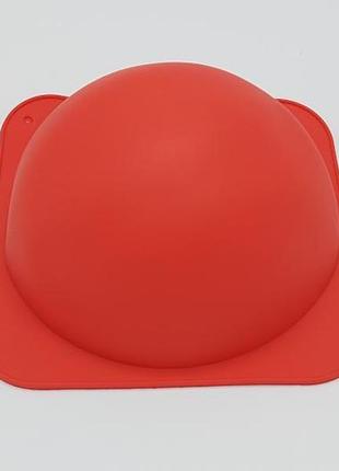Форма для випічки півсфера велика кондитерська силіконова d 18/16 cm h 8 cm forkopt