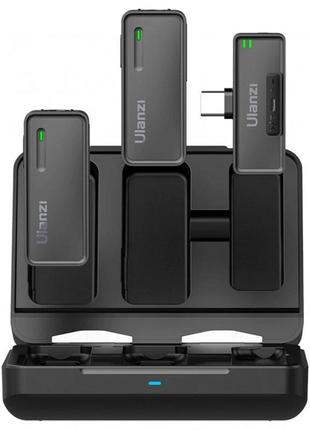 Бездротова мікрофонна система ulanzi vijim 2.4ghz wireless recording microphone (type-c android interface 2 in