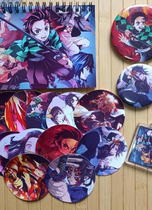 Набор клинок рассекающий демонов kimetsu no yaiba клинок який знищує демонів из 5 предметов 18166