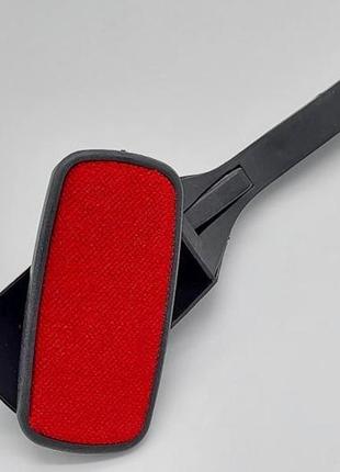 Щетка для велюра и кашемира поворотная пластиковая щетка для чистки одежды l 26 cm forkopt