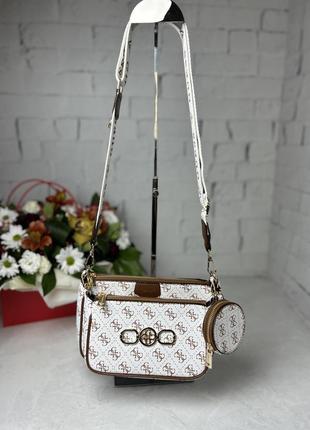 Жіноча сумка guess 3 в 1