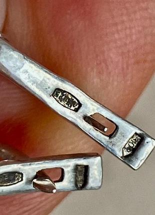 Нежные серебряные серьги с натуральным жемчугом большого размера9 фото