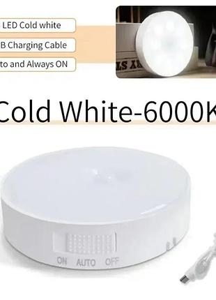 Led світильник з датчиком руху і датчиком день/ніч з кнопкою увімк./вимк.
