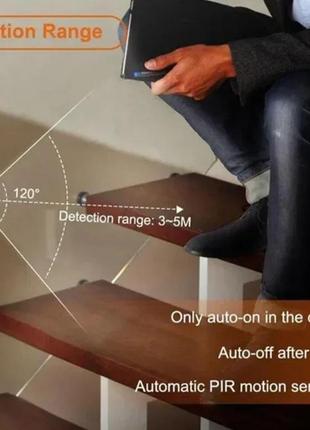 Led світильник з датчиком руху і датчиком день/ніч з кнопкою увімк./вимк.