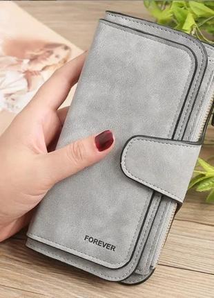 Гаманець жіночий forever сірий