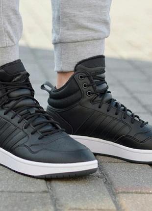 Мужские кроссовки ботинки adidas hoops 3.0 mid wtr